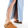Glamorous Mules In Tan For Women