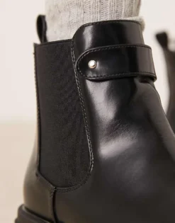 Glamorous Chunky Chelsea Boots In Black For Women -Glamorous Shop 206643546 4