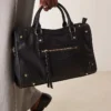 Glamorous Top Handle Tote Bag In Black For Women