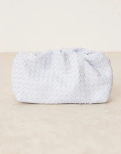 Glamorous Woven Clutch Bag In Blue Grey For Women Bue Grey -Glamorous Shop 207296938 3