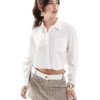 Glamorous Crop-shirt In White For Women