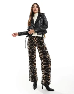 Glamorous Aviator Jacket In Black Pu For Women -Glamorous Shop 207476061 4