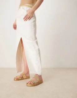 Glamorous Rhinestone Strap Slides In Gold For Women -Glamorous Shop 207530524 3