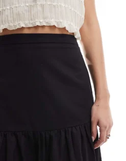 Glamorous Dropped Waist Maxi Skirt In Black For Women -Glamorous Shop 207674851 3