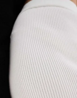 Glamorous Knitted Midi Skirt In Off White For Women -Glamorous Shop 207675515 5