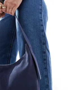 Glamorous Faux Suede Shoulder Tote Bag In Blue For Women Light Blue -Glamorous Shop 207705860 3