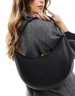 Glamorous Classic Grab Bag With Gold Hardware In Black For Women