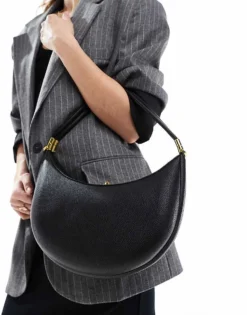 Glamorous Classic Grab Bag With Gold Hardware In Black For Women -Glamorous Shop 207705939 3