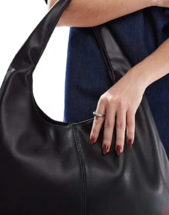 Glamorous Winged Shoulder Tote Bag In Black For Women -Glamorous Shop 207705969 4