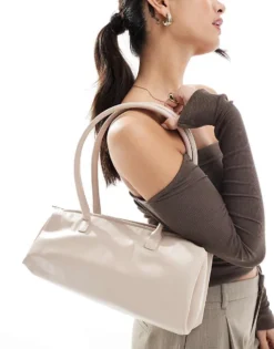 Glamorous Slouchy Long Shoulder Bag In Off White For Women Ivory -Glamorous Shop 207706026 1 ivory 1