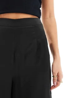 Glamorous Wide Leg Trousers In Black For Women -Glamorous Shop 207770979 4